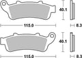 Trw remblokken mcb 704 brake pads sinter mcb 704 sv