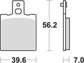 Trw remblokken mcb 75 brake pads organ. mcb 75
