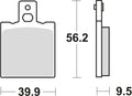 Trw remblokken mcb 623 brake pads organ. mcb 623