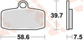 Trw remblokken mcb 842 brake pads sinter mcb 842 si