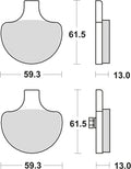 Trw remblokken mcb 548 brake pads org.perf. mcb 548