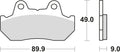 Trw remblokken mcb 544 brake pads organ. mcb 544
