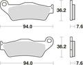 Trw remblokken mcb 648 brake pads sinter mcb 648 si