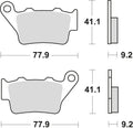 Trw remblokken mcb 672 brake pads sinter mcb 672 si