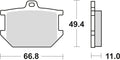 Trw remblokken mcb 68 brake pads organ. mcb 68