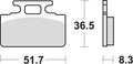 Trw remblokken mcb 589 brake pads organ. mcb 589