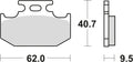 Trw remblokken mcb 625 brake pads sinter mcb 625 si