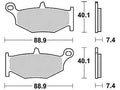 Trw remblokken mcb 783 brake pads sinter mcb 783 sh
