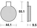 Trw remblokken mcb 18 brake pads organ. mcb 18