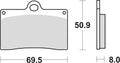 Trw remblokken mcb 540 brake pads carbon mcb 540 crq