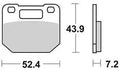 Trw remblokken mcb 556 brake pads organ. mcb 556