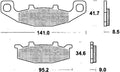 Trw remblokken mcb 569 brake pads sinter mcb 569 sh