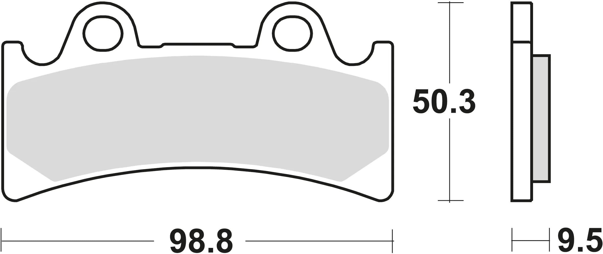 Trw remblokken mcb 656 brake pads organ. mcb 656