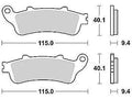 Trw remblokken mcb 693 brake pads organ. mcb 693