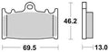 Trw remblokken mcb 741 brake pads organ. mcb 741