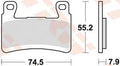 Trw remblokken mcb 850 brake pads sinter mcb 850 trq