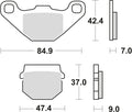 Trw remblokken mcb 519 brake pads organ. mcb519ec