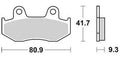 Trw remblokken mcb 685 brake pads sinter mcb685srm