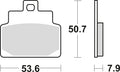 Trw remblokken mcb 709 brake pads sinter mcb709srm