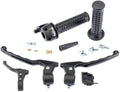 Domino gasgriffarmatur classic handle set classic gas, choke, brake grips