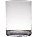 Hakbijl glass cilindervaas soda bubbles glas ø19xh25cm