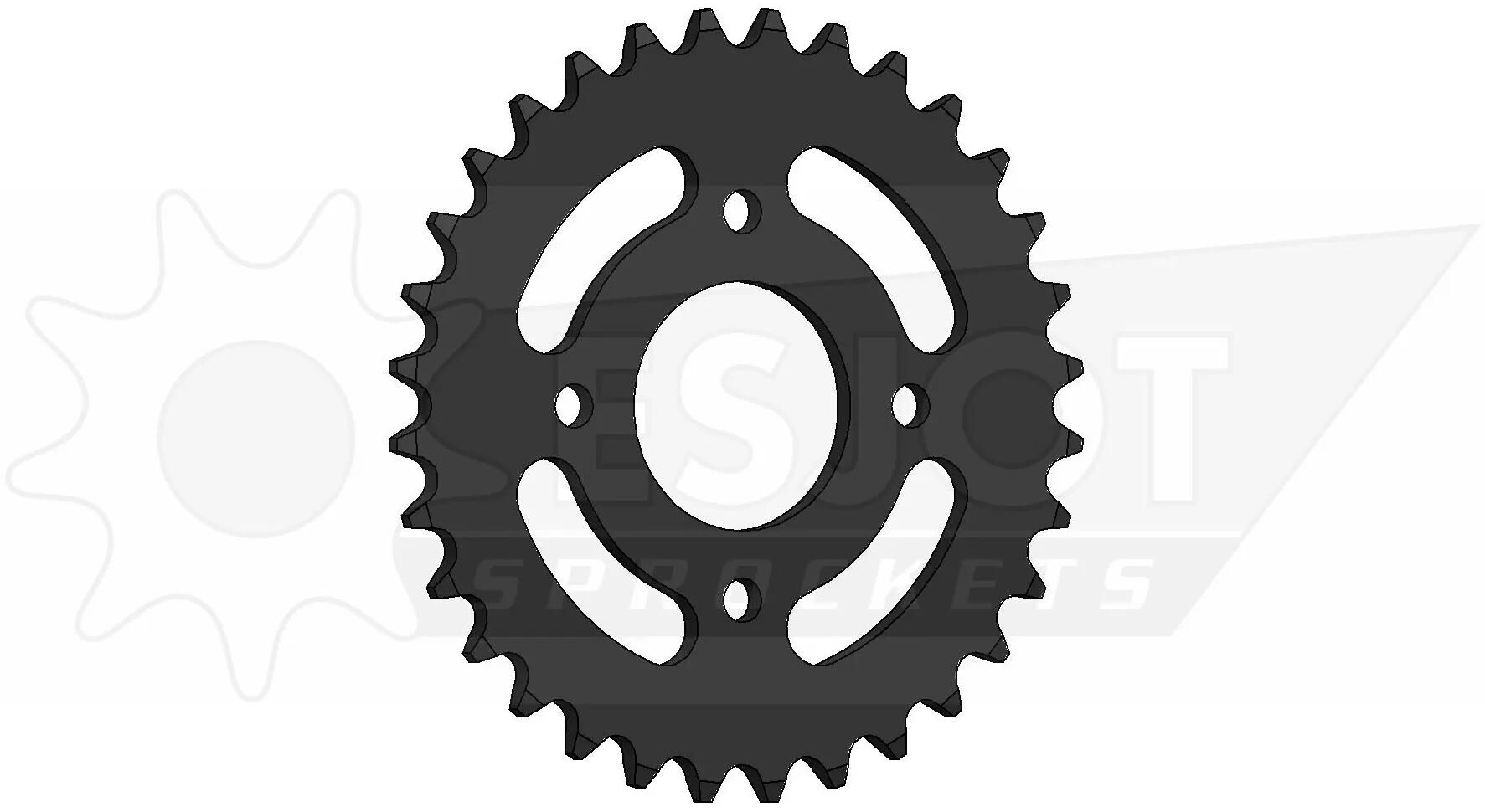 Esjot kettenrad 0268 chain wheel 415 40z steel black