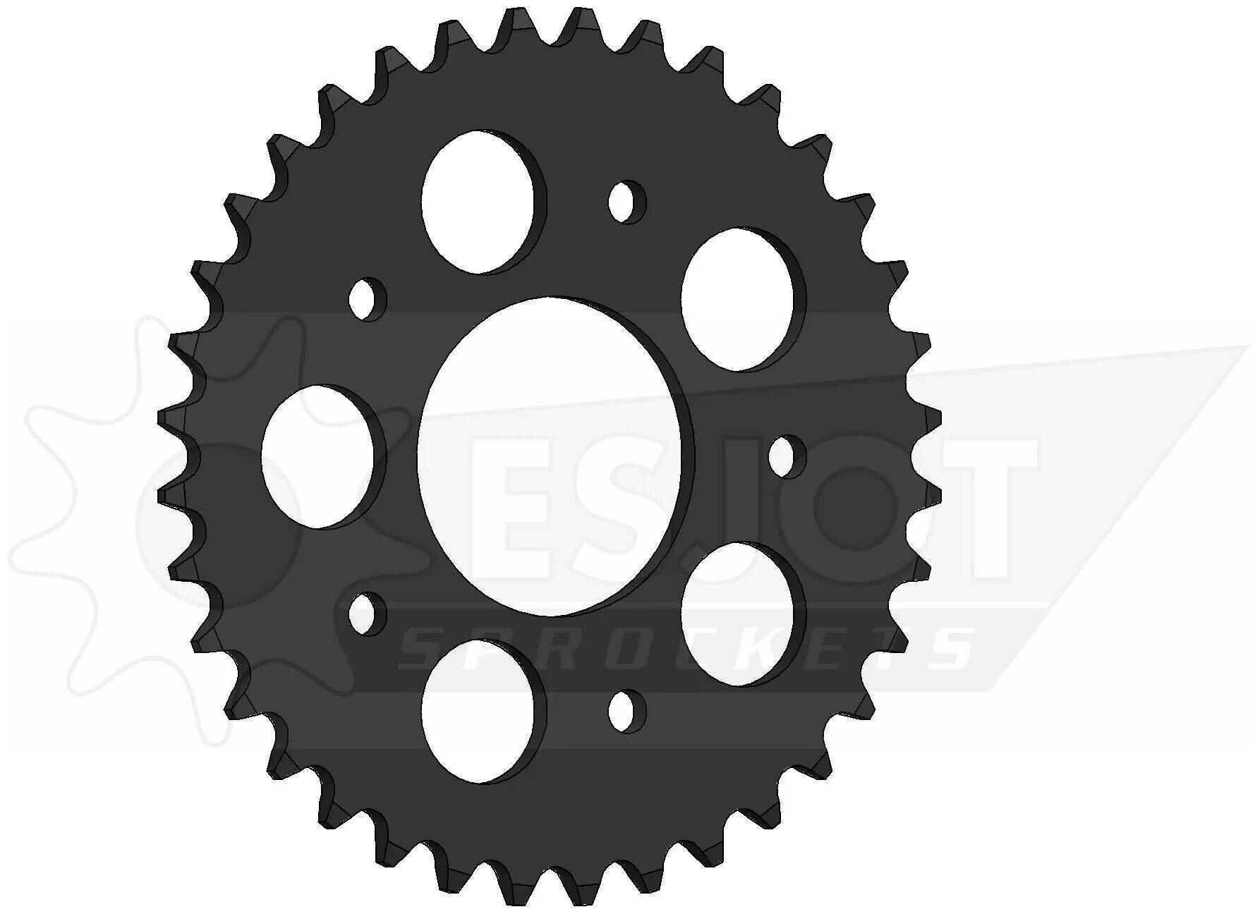 Esjot kettenrad 0439 chain wheel 415 36z steel black