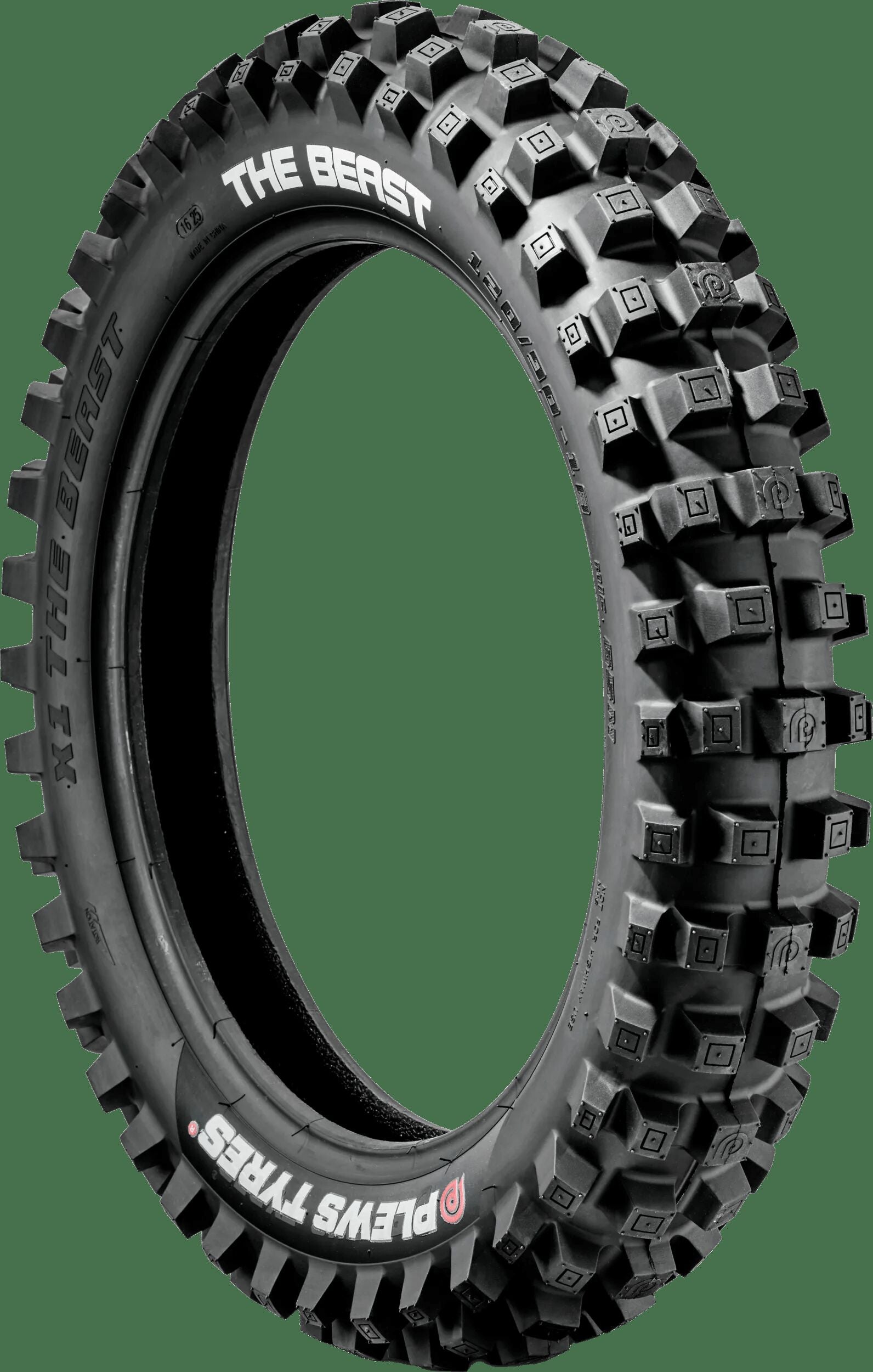 Plews tyres reifen the beast hybrid tires 110 100-18 64m tt tb extreme hybrid pt nhs
