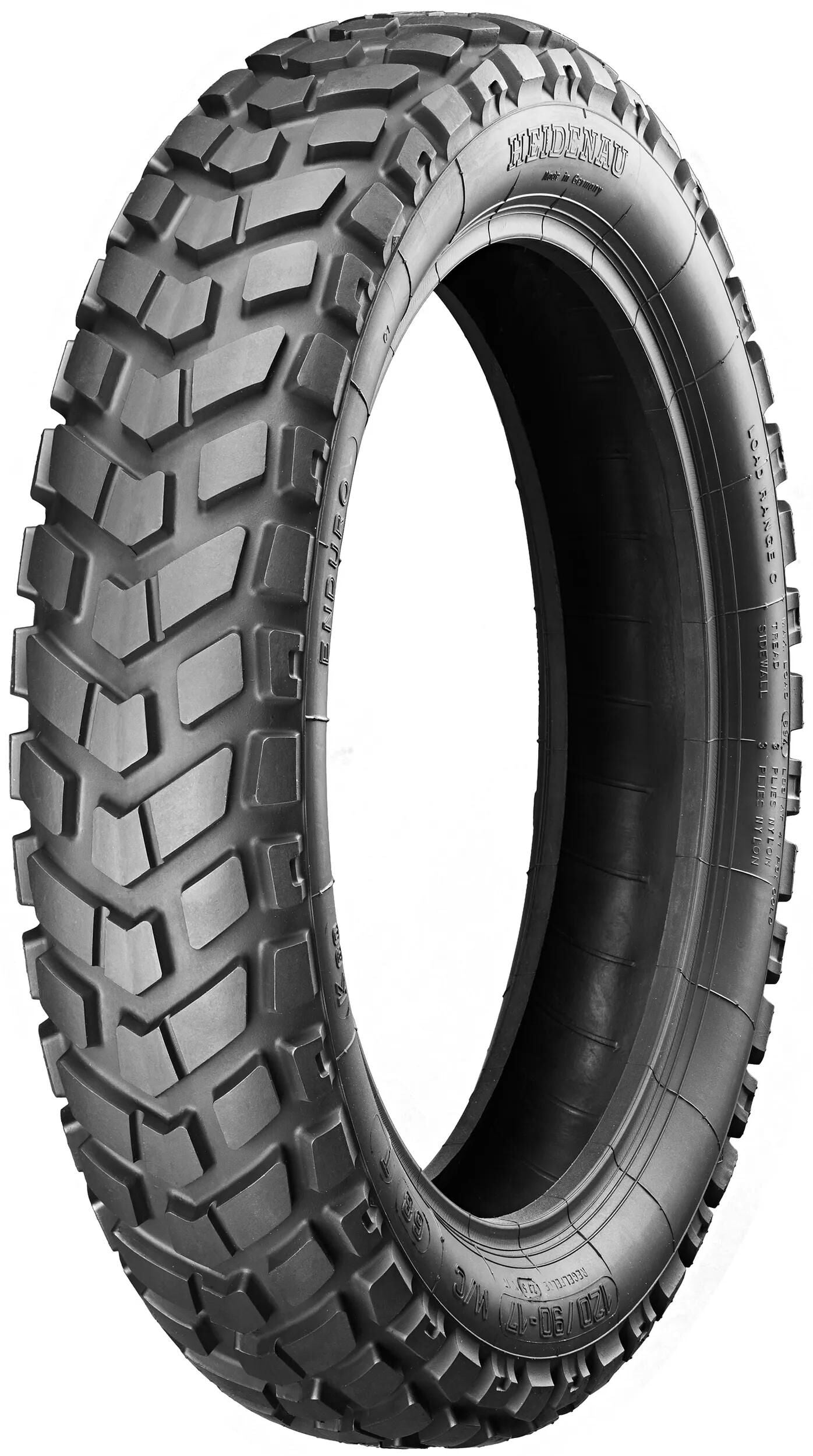 Heidenau reifen k60 scout tyre k60 scout 120 90-17 64t tt m+s rear