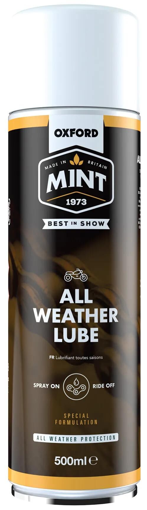 Mint kettenspray oxford all weather lube chain spray oxford 500 ml oc207