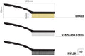 Oxford bürsten-set wire brush wire brush set ox340