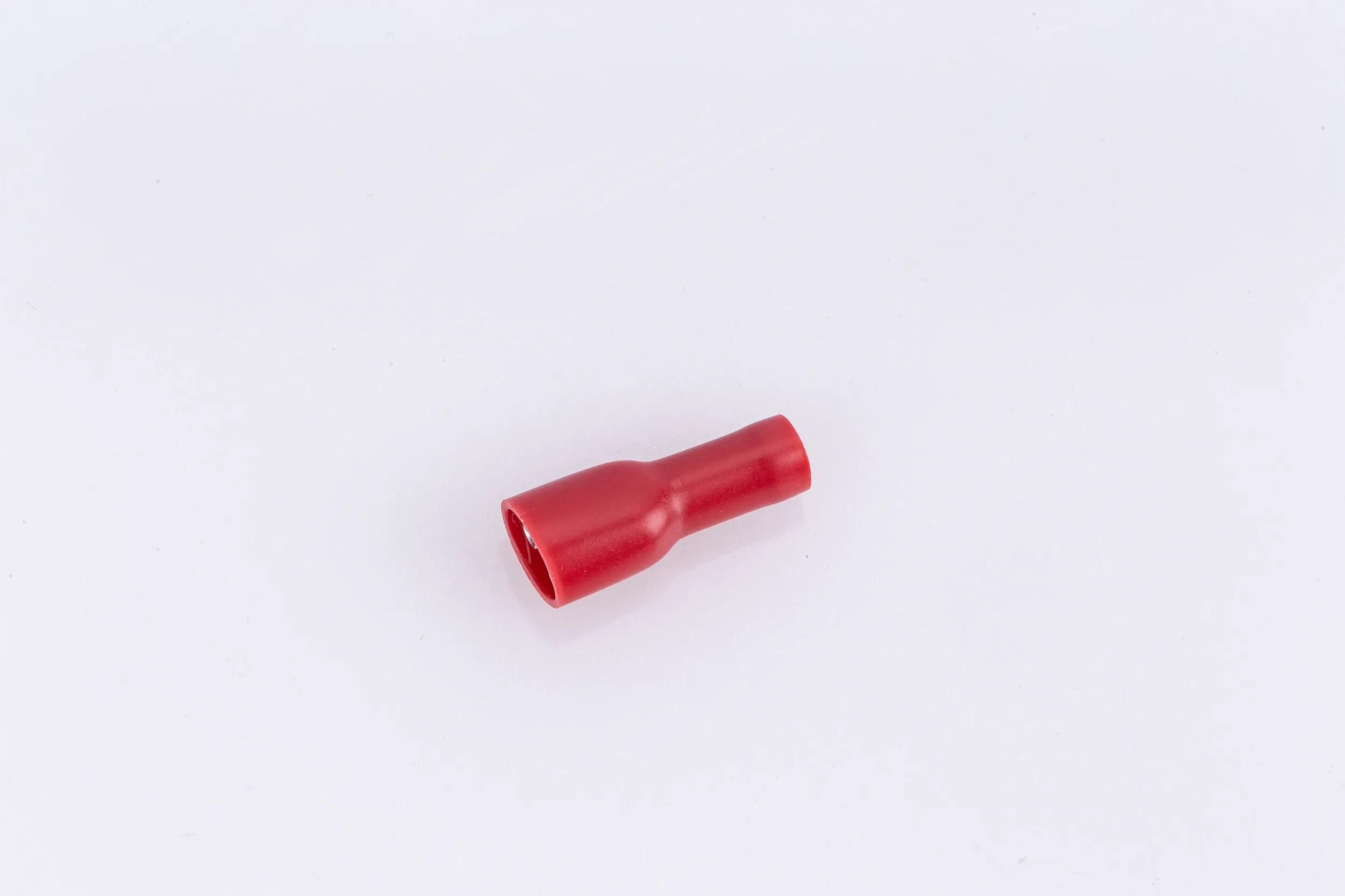 Spahn flachsteckhülse flat plug-in sleeve fully insulated red 100pc