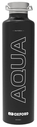 Oxford trinkflasche water bottle black 1l