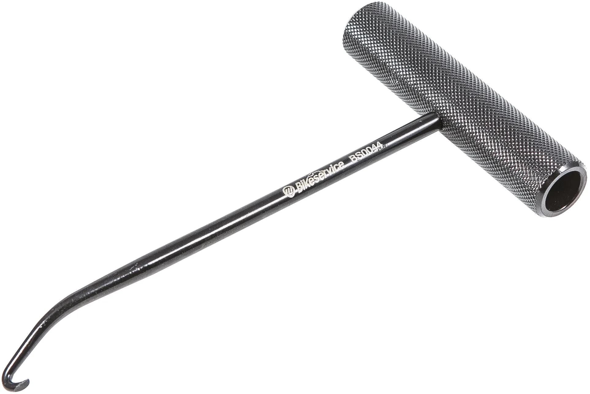 Bikeservice zughaken u-hook m t-grip bst 150mm hook bent