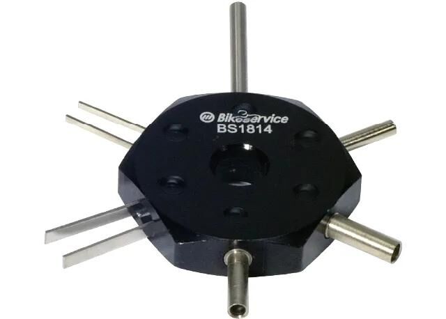 Bikeservice entriegelungswerkzeug 6 in 1 montgwrkz 6in1 plug-in v black