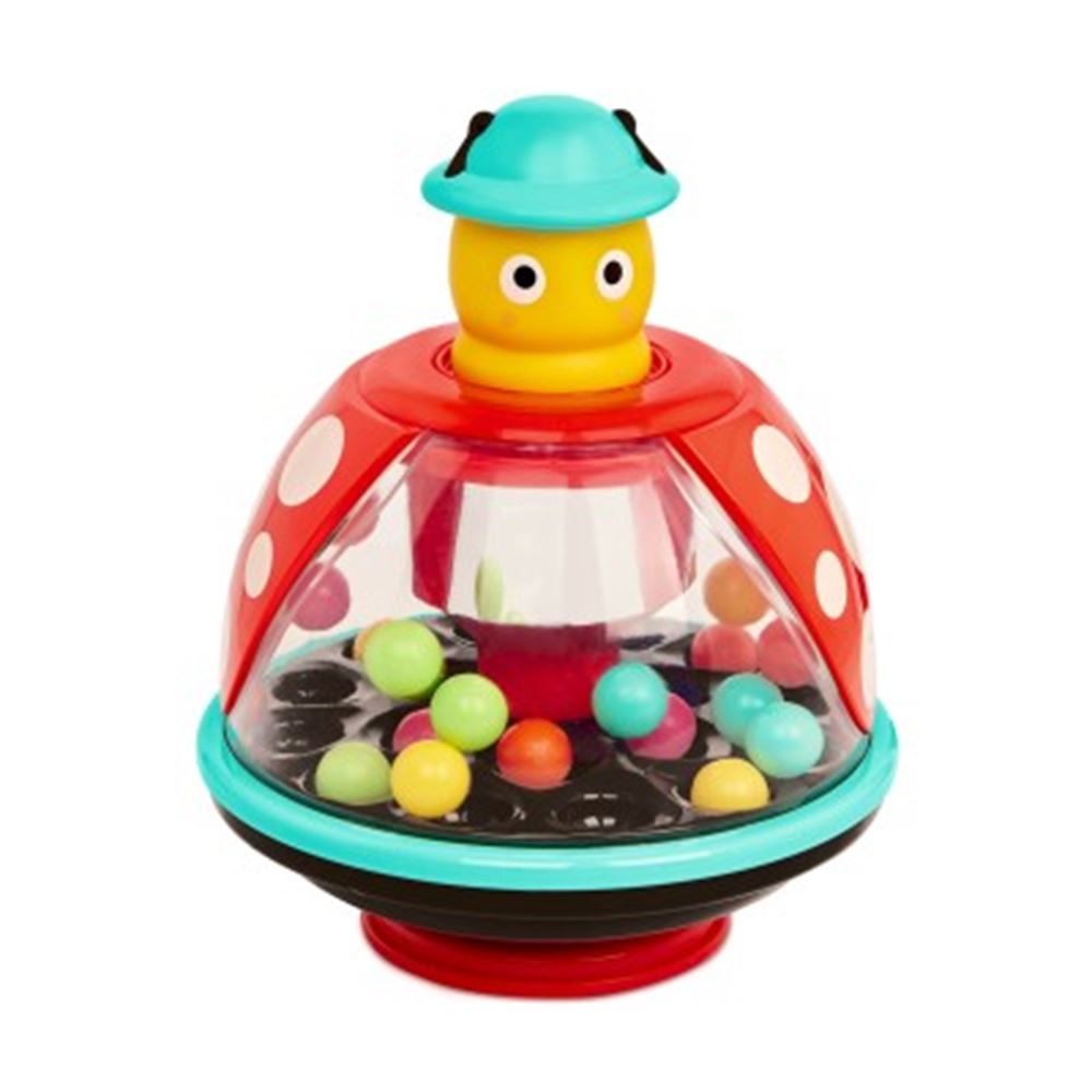 B toys: bromtol ladybug spinningtop. 2+