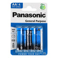 Jonotoys Panasonic AA Universalbatterien, 4 Stück