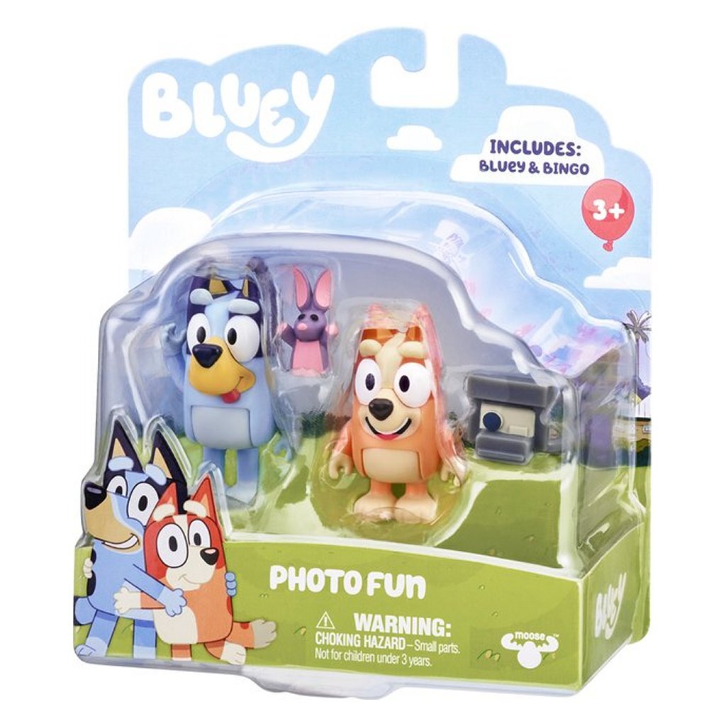 Spectron Bluey Bingo Spielfiguren, 2 Stück.