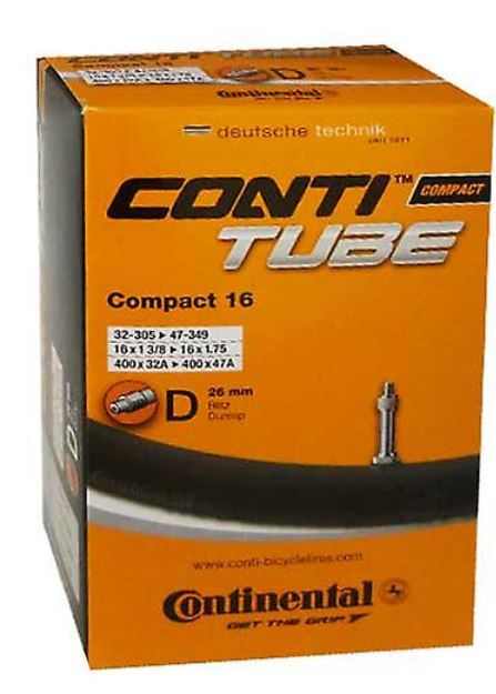 Continental inner tube compact 16 av 34mm