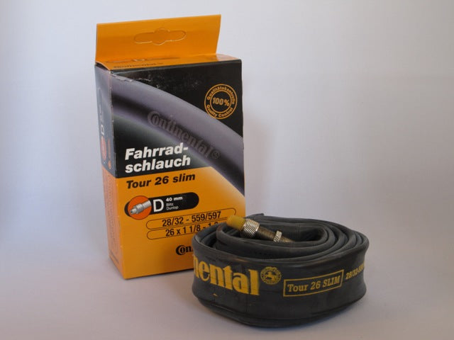 Continental binnenband tour 26 slim conti tube tour 26 28 32-559 597 d40 sli