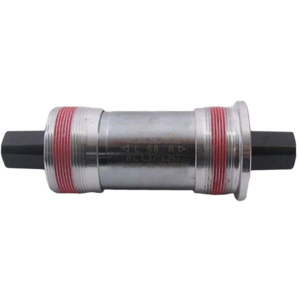 Vierkant-Innenlager 113 mm Edge BSA 68 mm mit Aluminium-Lagerschalen – Silber