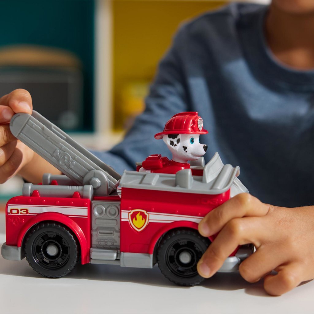 Paw Patrol-Marshal mit Feuerwehrauto