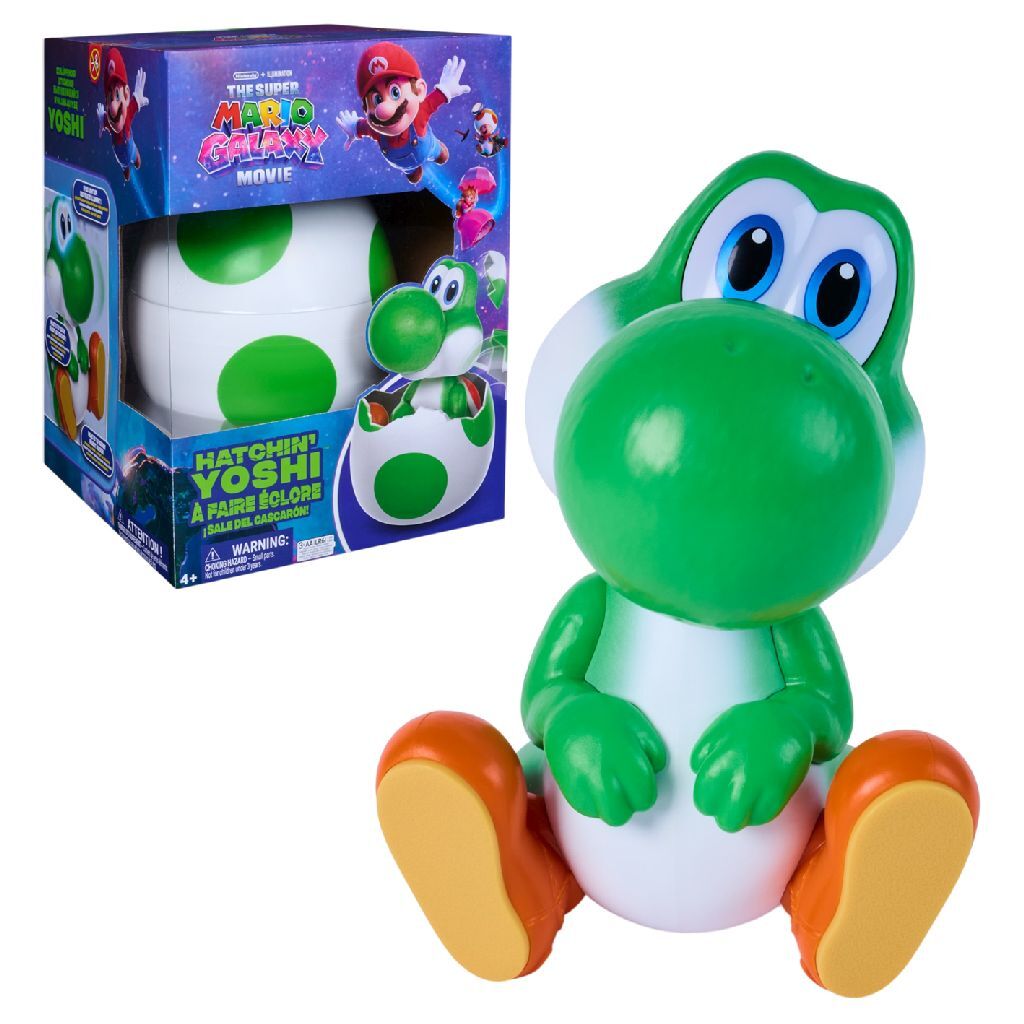 Spin master super mario hatching yoshi + licht en geluid