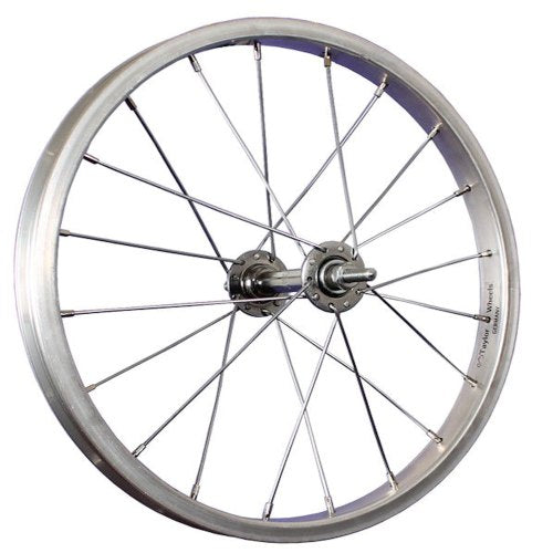 Vorderrad 20*175 Aluminium-Vollachse - silber