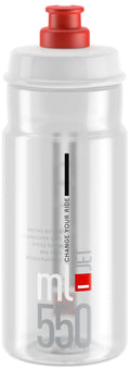 Elite trinkflasche jet plus bottle jet plus 550ml clear red