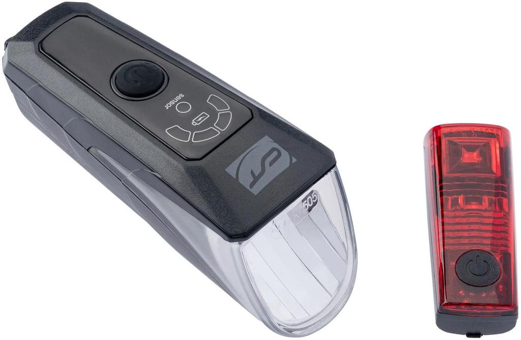 Contec led verlichtingsset accu-voeding 24sevenstop ct batterylight 247 stop set, usb