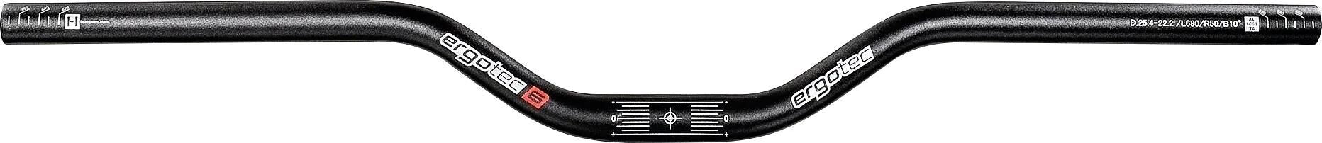 Ergotec lenker riser bar 50 bar riser bar alu alu black