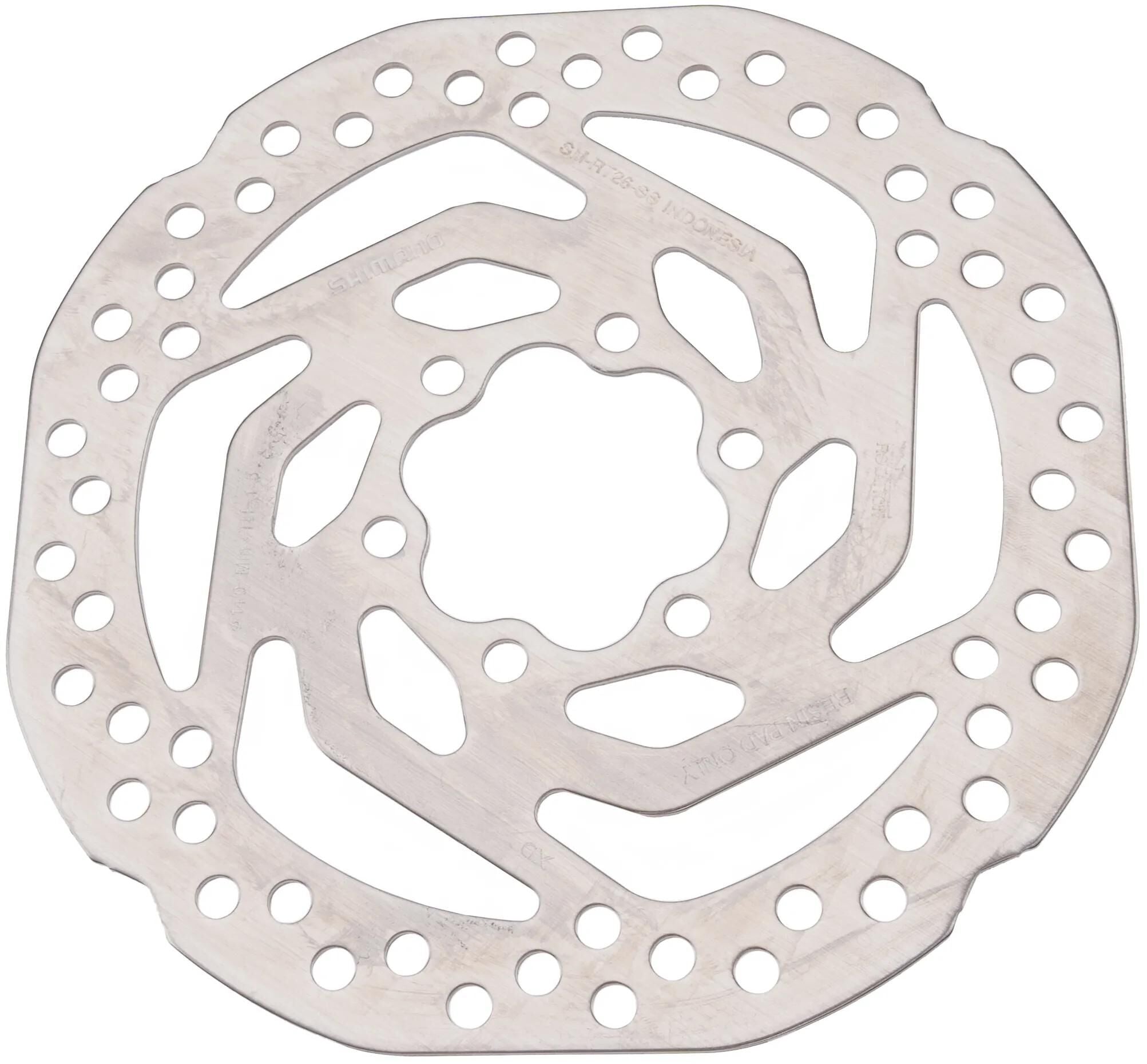 Shimano bremsscheibe sm-rt26 shim.brake rotors rt26 140mm 6l rt26ss