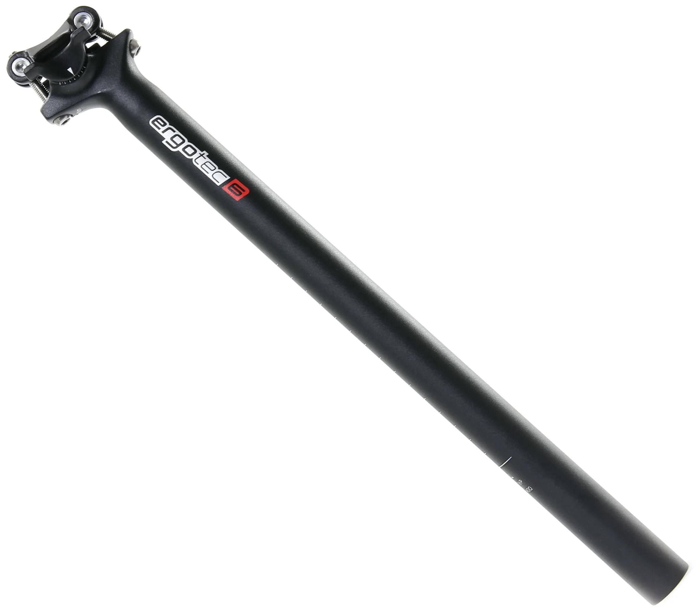 Ergotec Zadelpen Skalar 27.2x400mm Alu zwart
