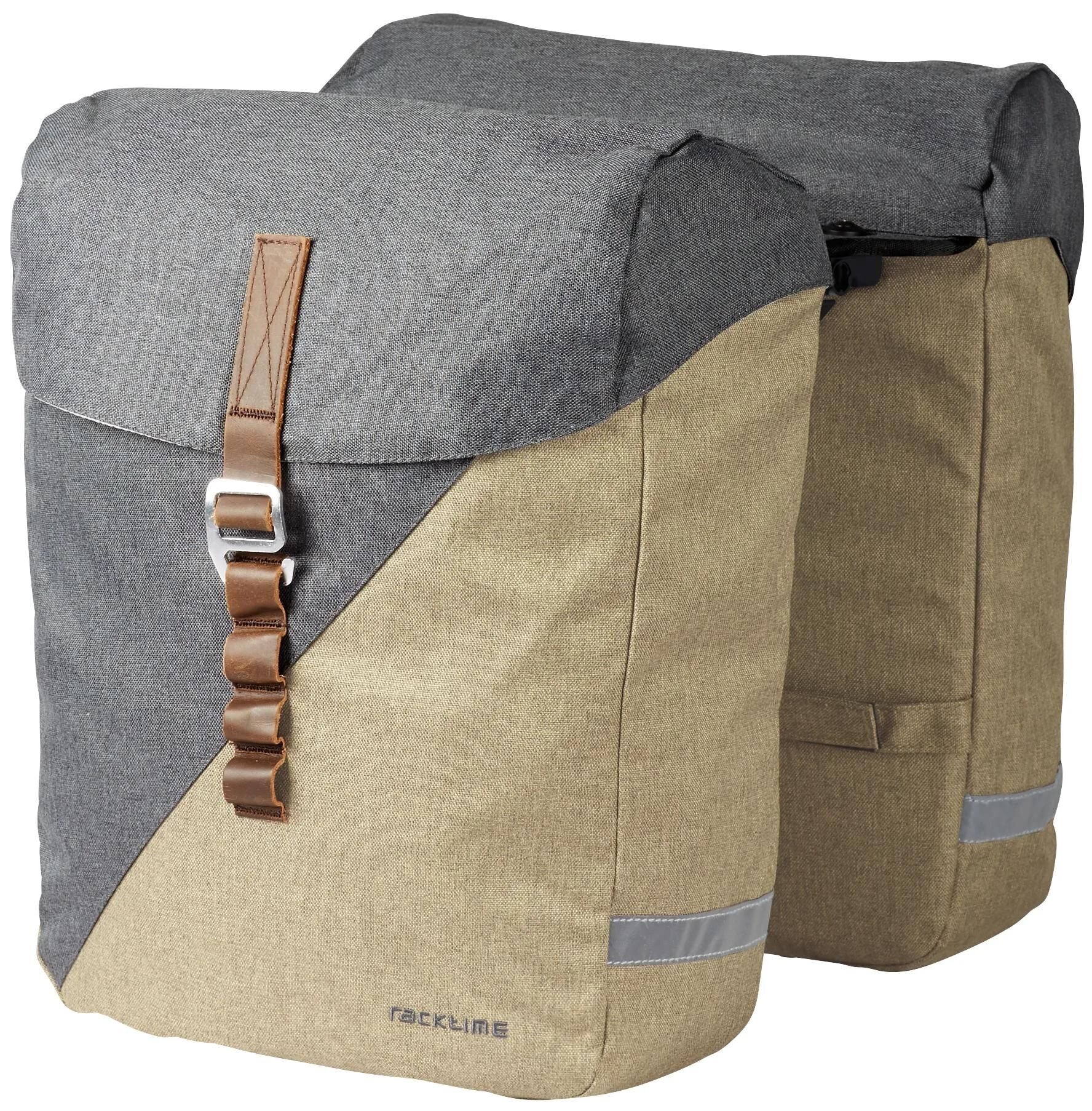 Racktime doppeltasche heda 2.0 double bag heda 2.0 desert sand dust grey